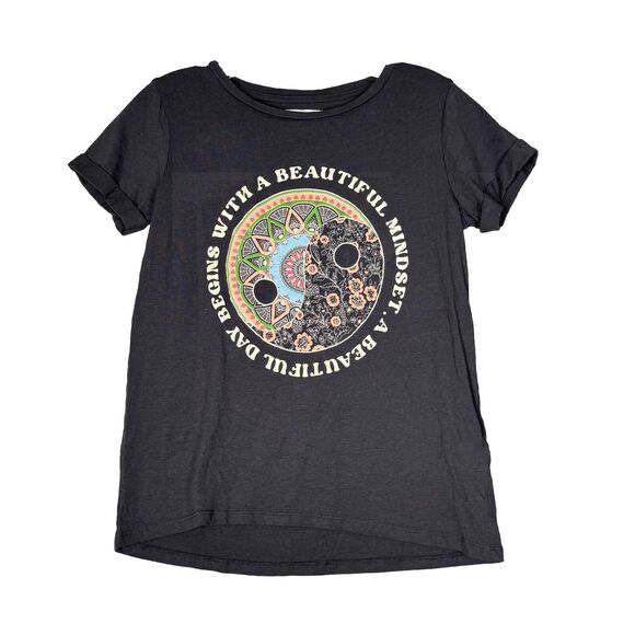 Springfield Rediscover Shirt Womens Small Gray‎ Tee Beautiful Mindset Casual - Picture 1 of 8
